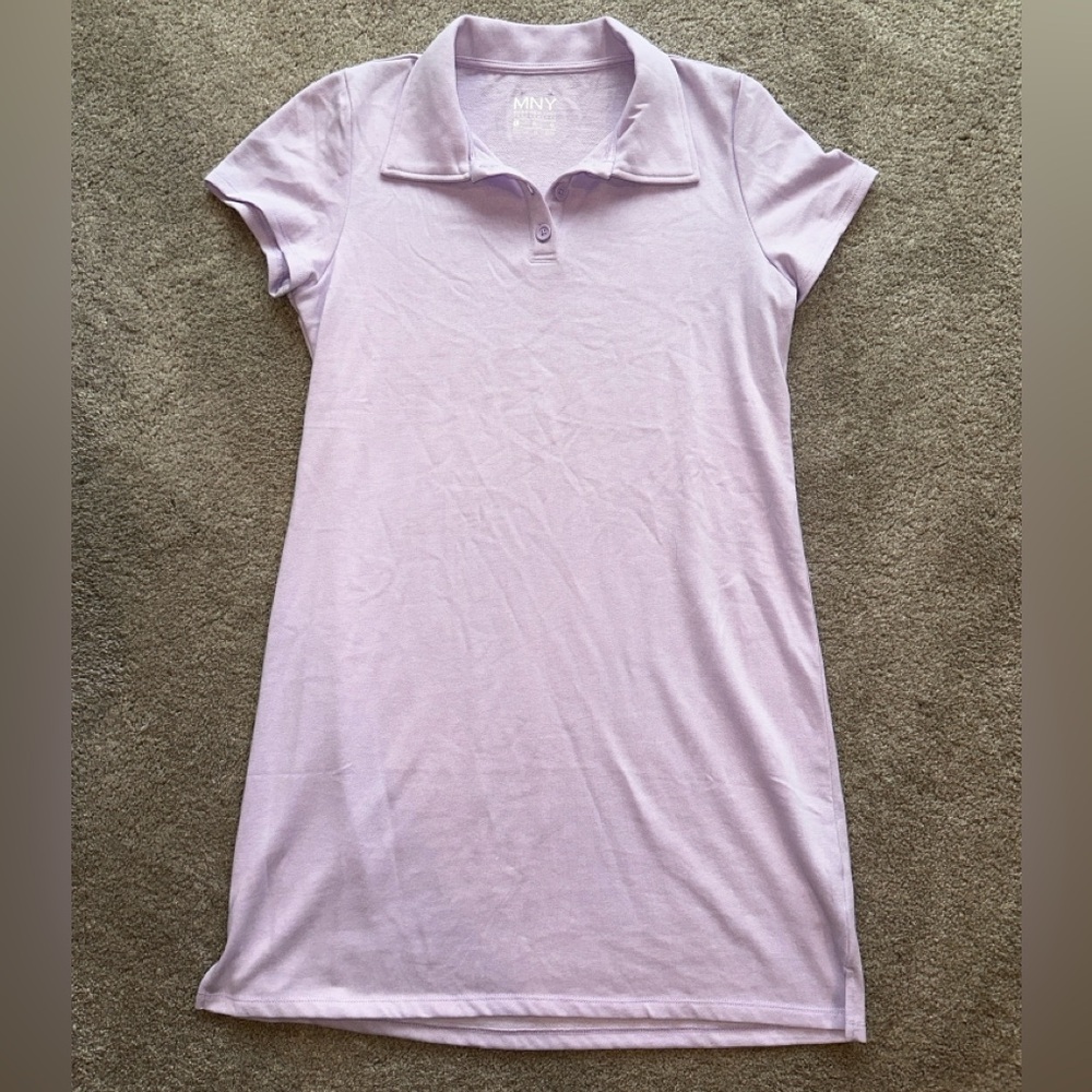 NWOT Marc New York Performance Polo Collared Lilac Dress, Size Large. - Picture 6 of 9